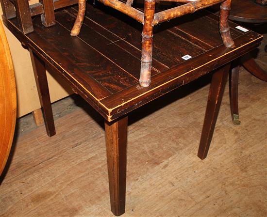 Solid oak drawleaf table